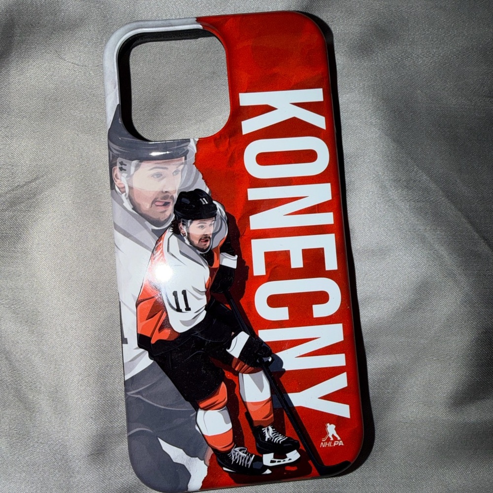 Red Hockey Player Phone Case